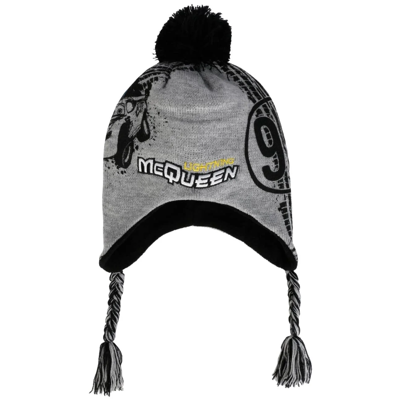 Дитяча шапка-біні Hutshopping Cars McQueen, сіра, фото №2