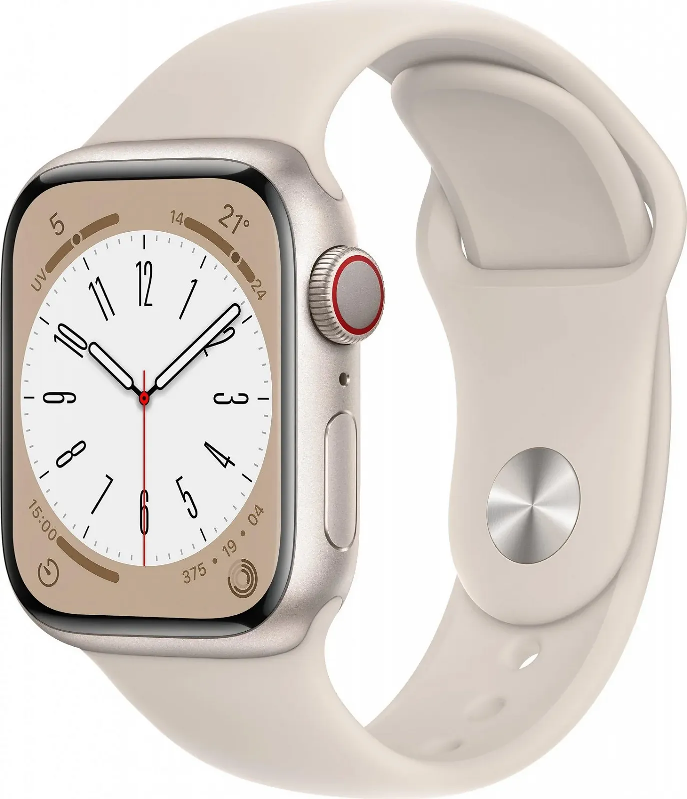 Смарт-годинник Apple Watch Series 8 GPS + Cellular 41mm Starlight Aluminum Case with Starlight Sport Band, фото №1 Смарт-годинник Apple Watch Series 8 GPS + Cellular 41mm Starlight Aluminum Case with Starlight Sport Band, фото №1