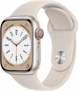 Смарт-годинник Apple Watch Series 8 GPS + Cellular 41mm Starlight Aluminum Case with Starlight Sport Band - Фото 1