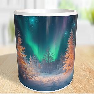 Кружка 330 мл Mug Print Aurora synthetic.ua - Фото 1