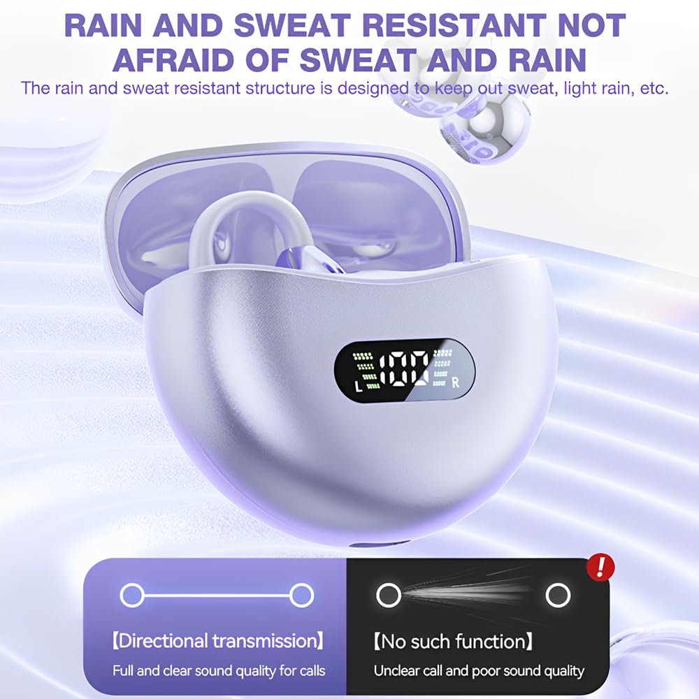 Наушники-переводчики, Bluetooth-наушники с открытым ухом, 144 языков с приложением, фото №5