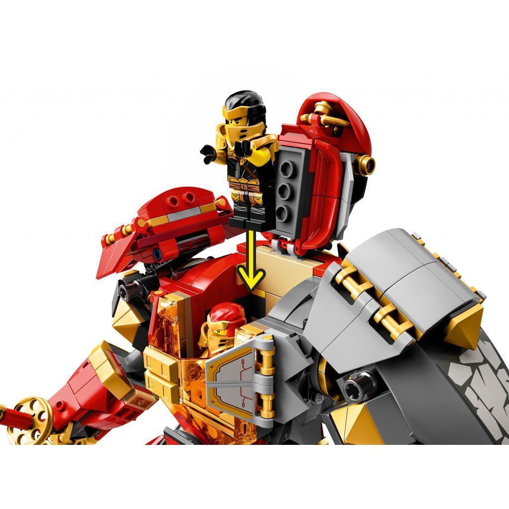 Конструктор LEGO Ninjago Кам'яний робот вогню 968 деталей 71720, фото №6