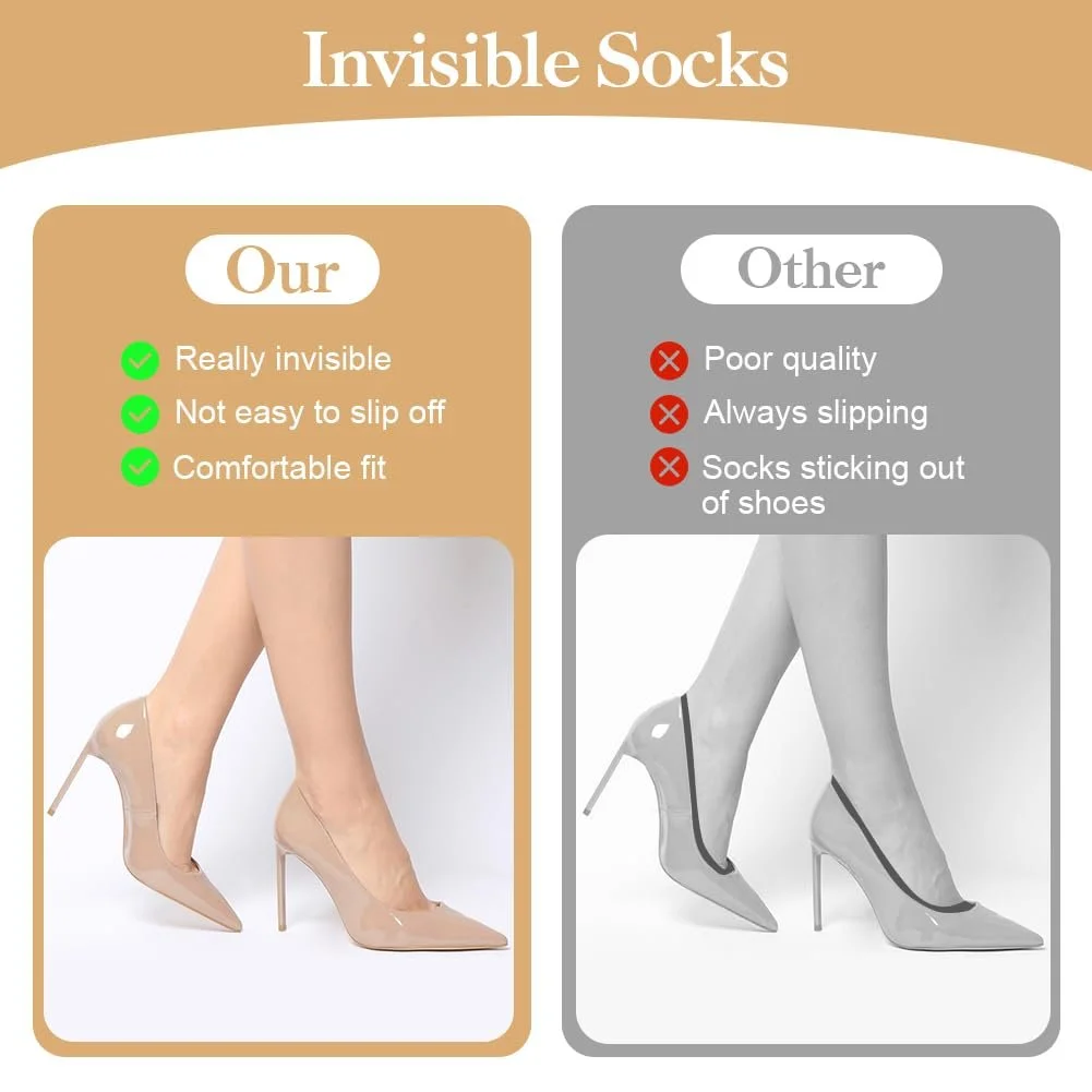 Балетки-шкарпетки OFFCUP 8 пар, дихаючі, фото №4