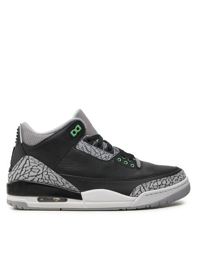 Кроссовки Air Jordan 3 Retro Черный/Серый Размер 41, фото №1
