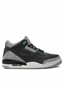 Кроссовки Air Jordan 3 Retro Черный/Серый Размер 43 - Фото 1