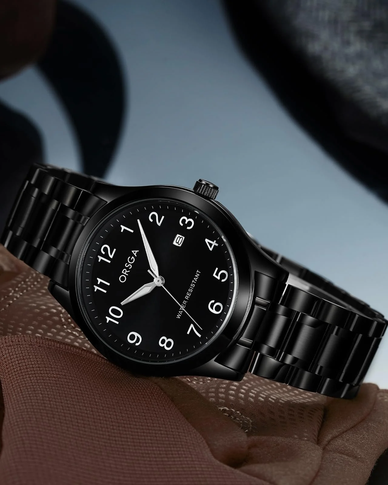 Годинник CIVO Аналоговий Чоловічий Кварцовий Сталь Шкіра Водонепроникний Дата Люмінесцентний, фото №6