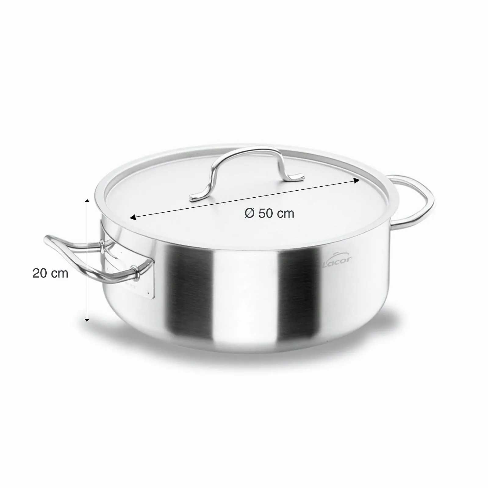 Каструля Lacor Chef Classic 50050 50 см 38.2 л, фото №2 Каструля Lacor Chef Classic 50050 50 см 38.2 л, фото №2