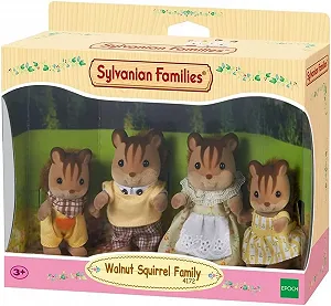 Миниатюрные игрушки фигурки животных Sylvanian Families 4172 Семья рыжих белок для детей от 3 лет Разноцветные synthetic.ua - Фото 1