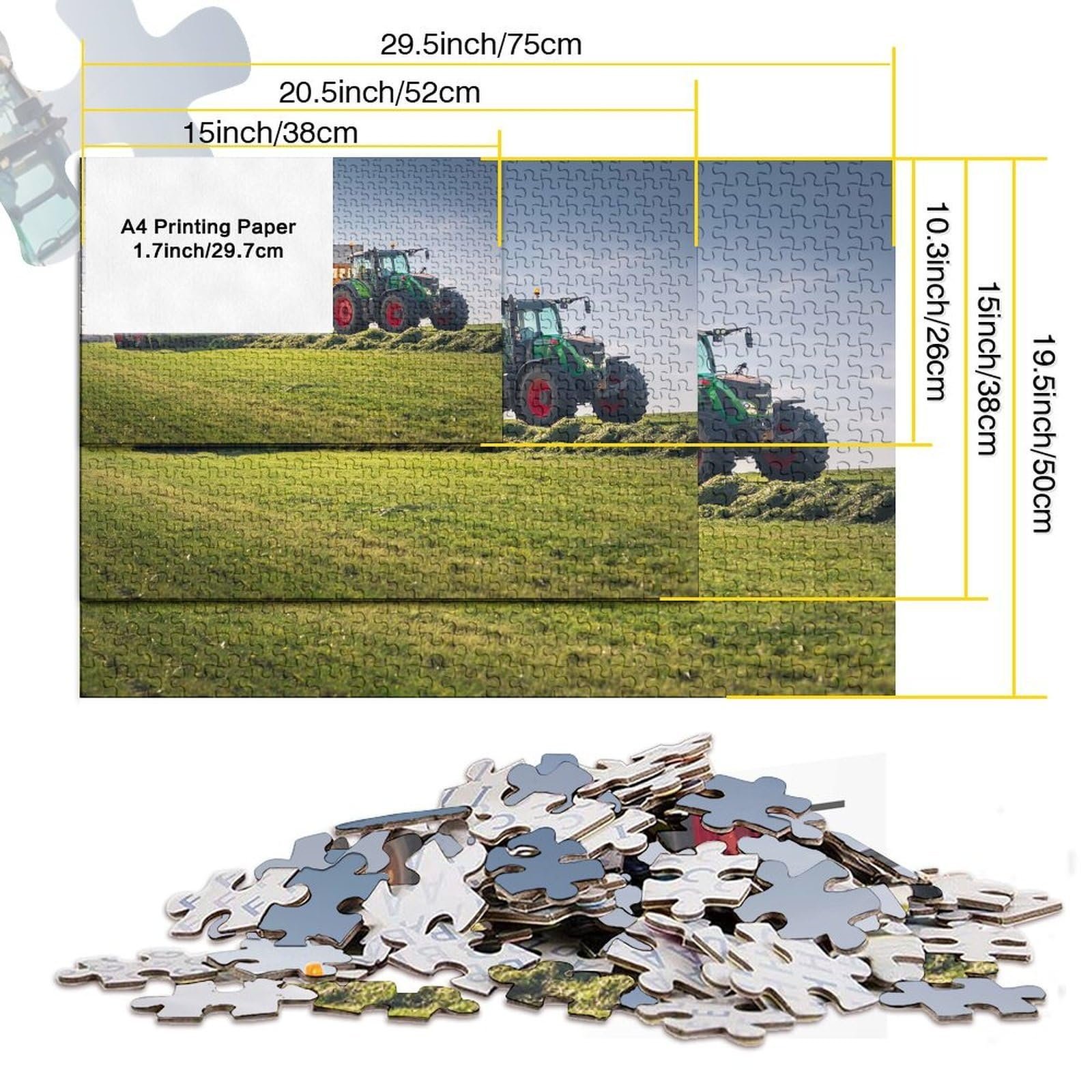 Пазл Claas Jaguar и Fendt Тракторы деревянный 500 деталей 52 x 38 см, фото №5 Пазл Claas Jaguar и Fendt Тракторы деревянный 500 деталей 52 x 38 см, фото №5