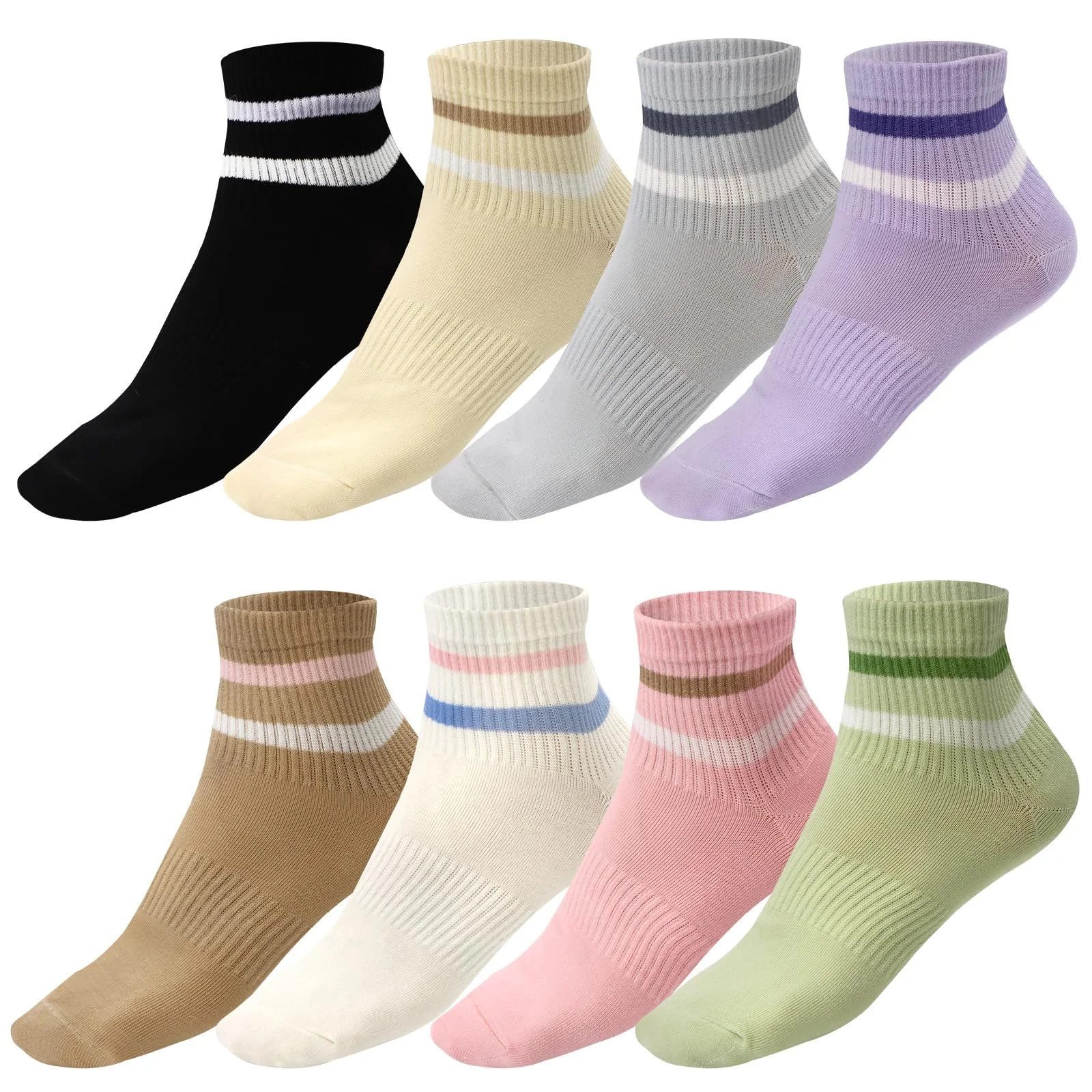 Жіночі тенісні шкарпетки Кольорові 35-42, фото №1