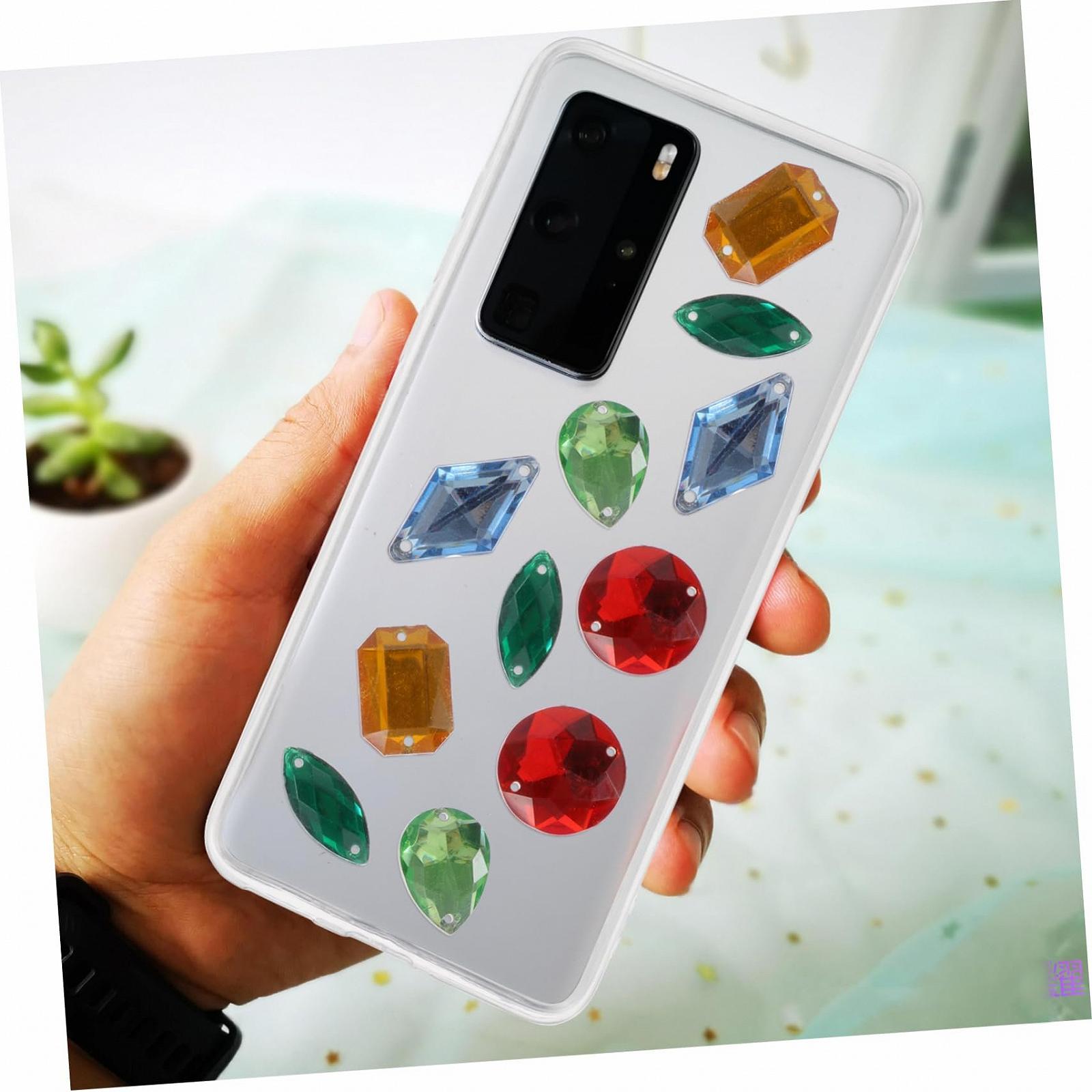 Набор страз Flatback, акриловые стразы для одежды и рукоделия, самоцветы с гладкой поверхностью, прочные и надежные, фото №6