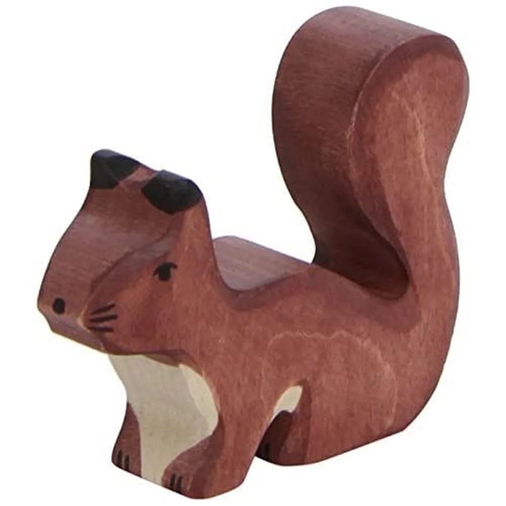 Фігурка Holztiger Білка стояча Brown дерево, фото №1