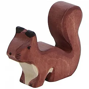 Фігурка Holztiger Білка стояча Brown дерево - Фото 1