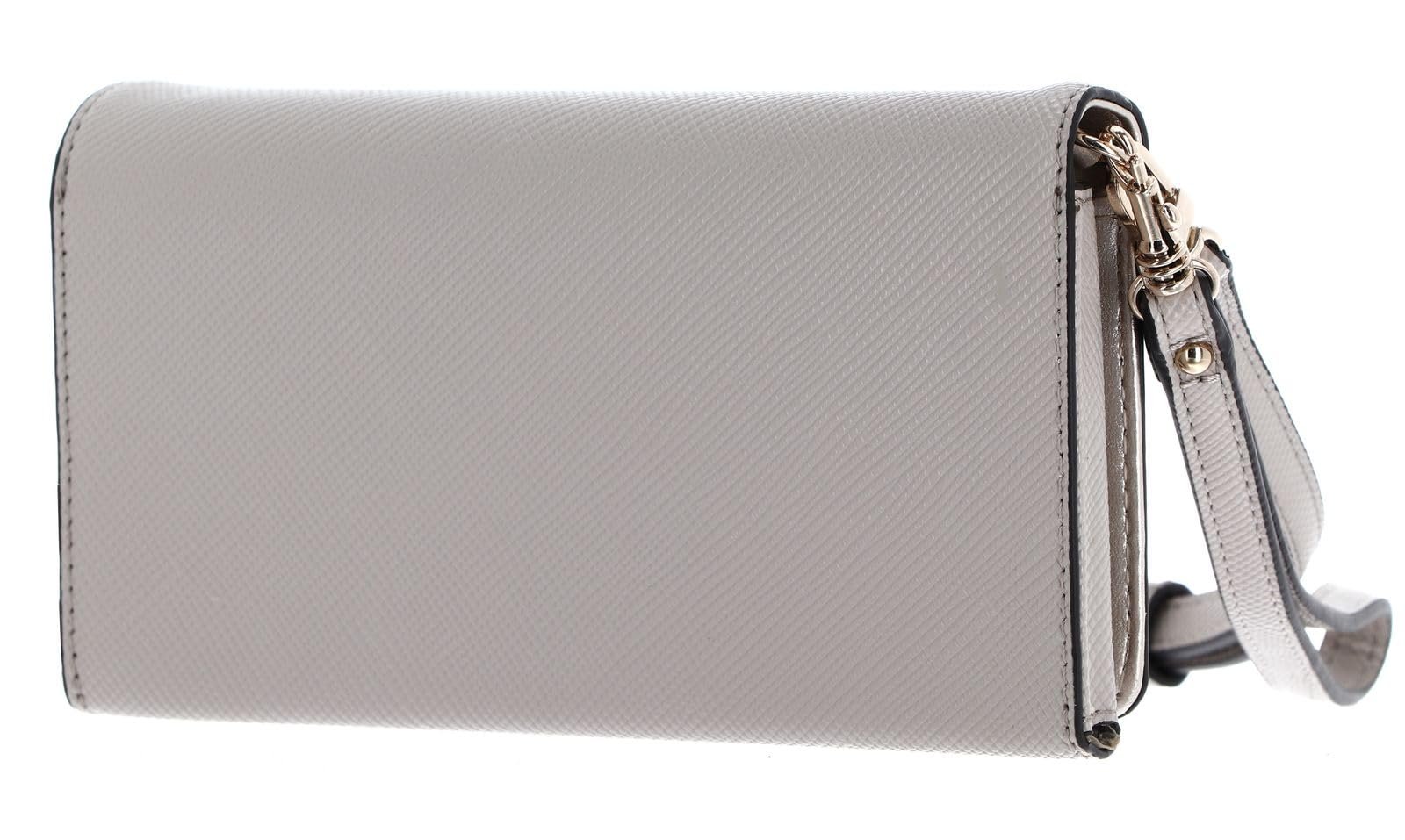 Гаманець GUESS Laurel SLG Crossbody Flap Wrist Taupe, сірий, фото №5