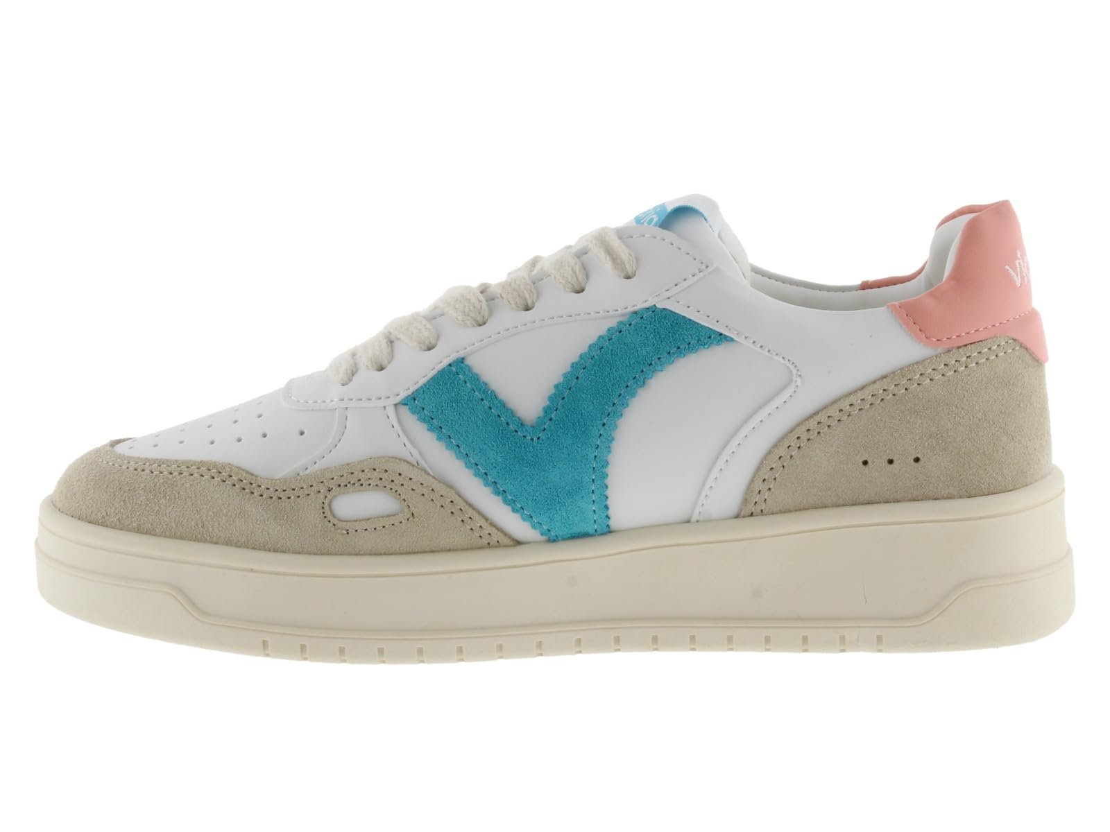 Низкие Кеды Victoria Seul Кожаный Эффект и Цветные и Сплит Кожаные Детали в Контраст 1257101 Унисекс, фото №6