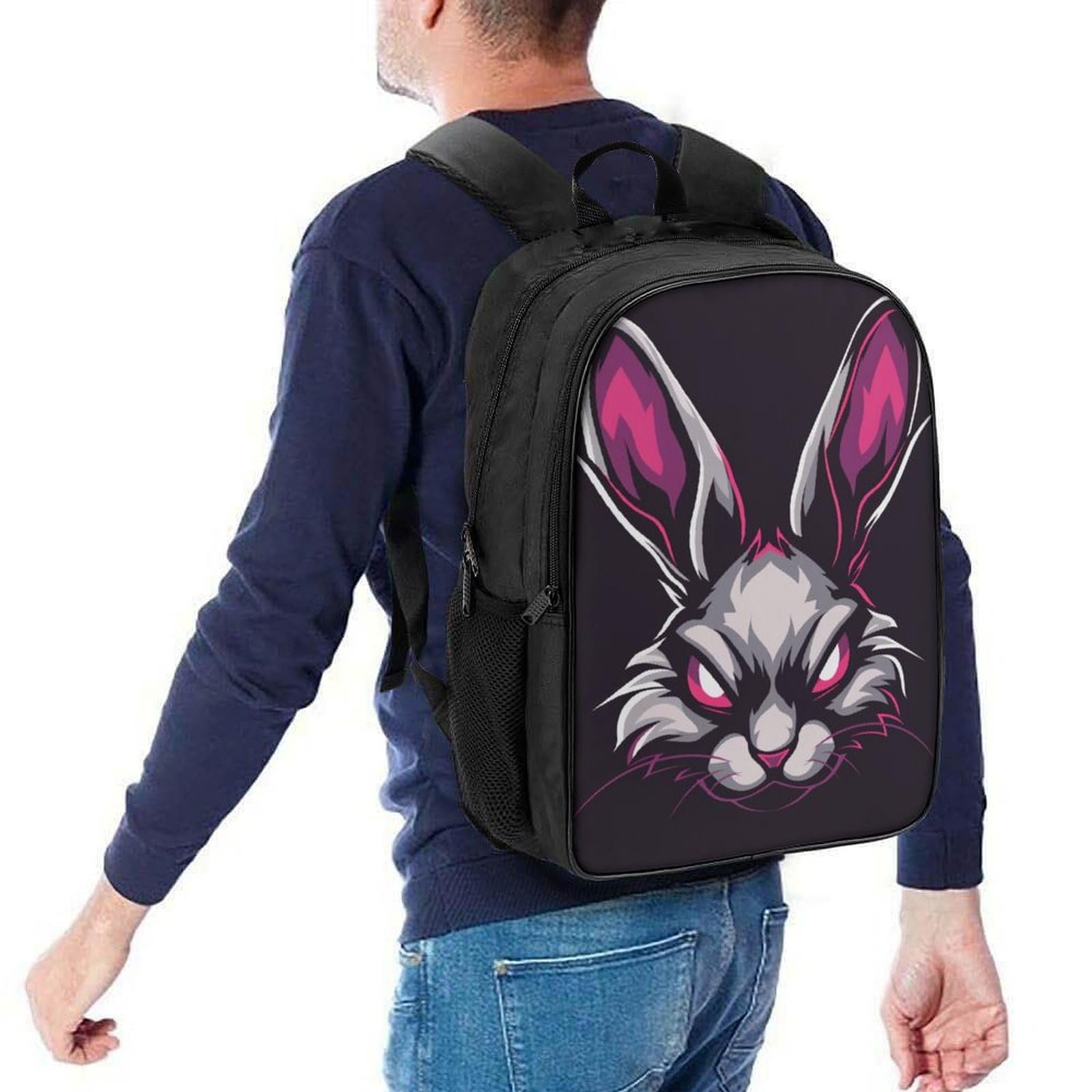 Шкільний рюкзак RSIUUODNF Rabbit для дівчаток-підлітків, великий, для школи, трекінгу, подорожей, 40 x 28 x 16 см, стиль-9, фото №5