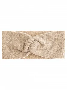 Купить Повязка на голову Zwillingsherz 100% кашемир, вязаная, однотонная, бежевый - Фото 1 Повязка на голову Zwillingsherz 100% кашемир, вязаная, однотонная, бежевый - Фото 1