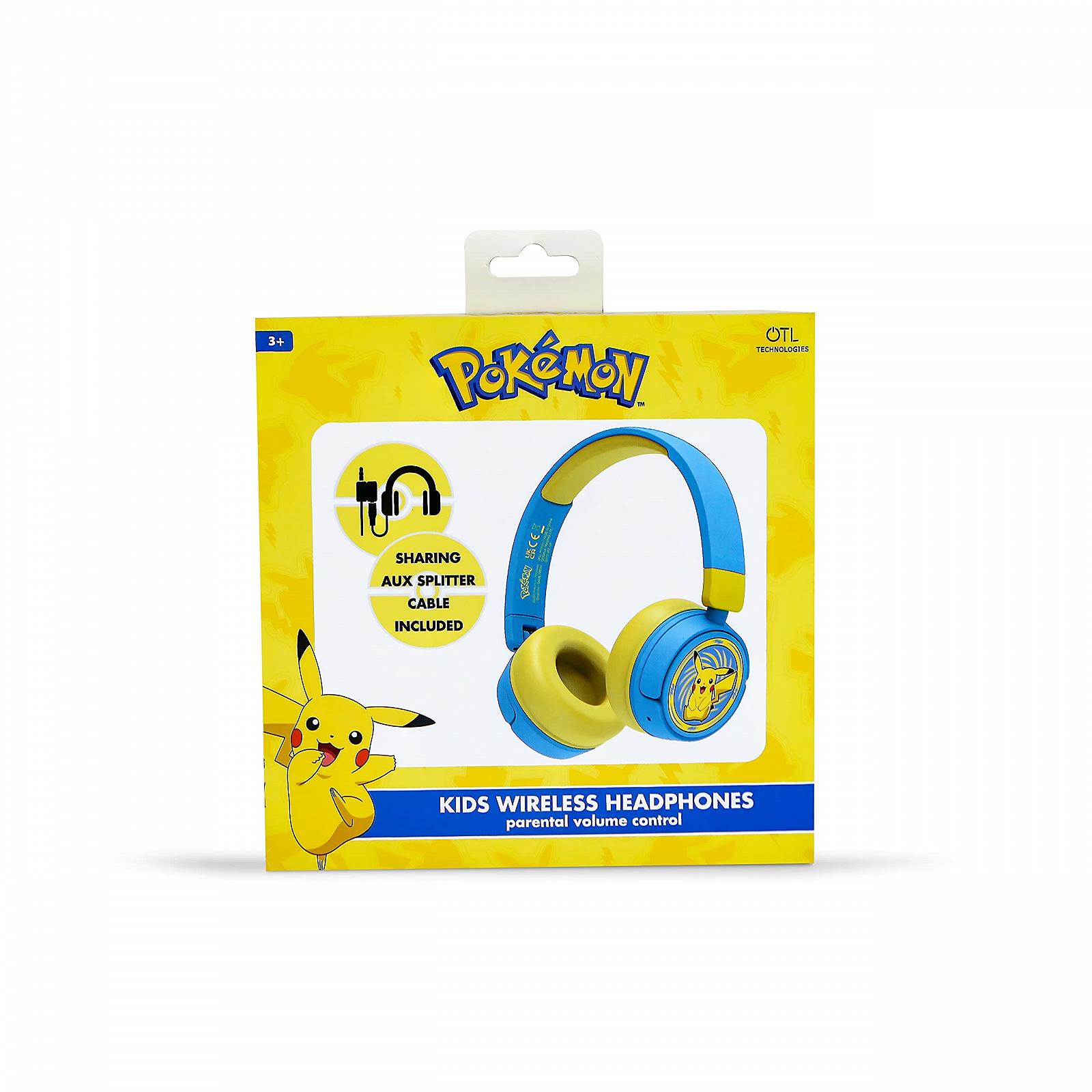 Наушники OTL Technologies Kids Pokemon Pikachu Bluetooth Складные Беспроводные, фото №4