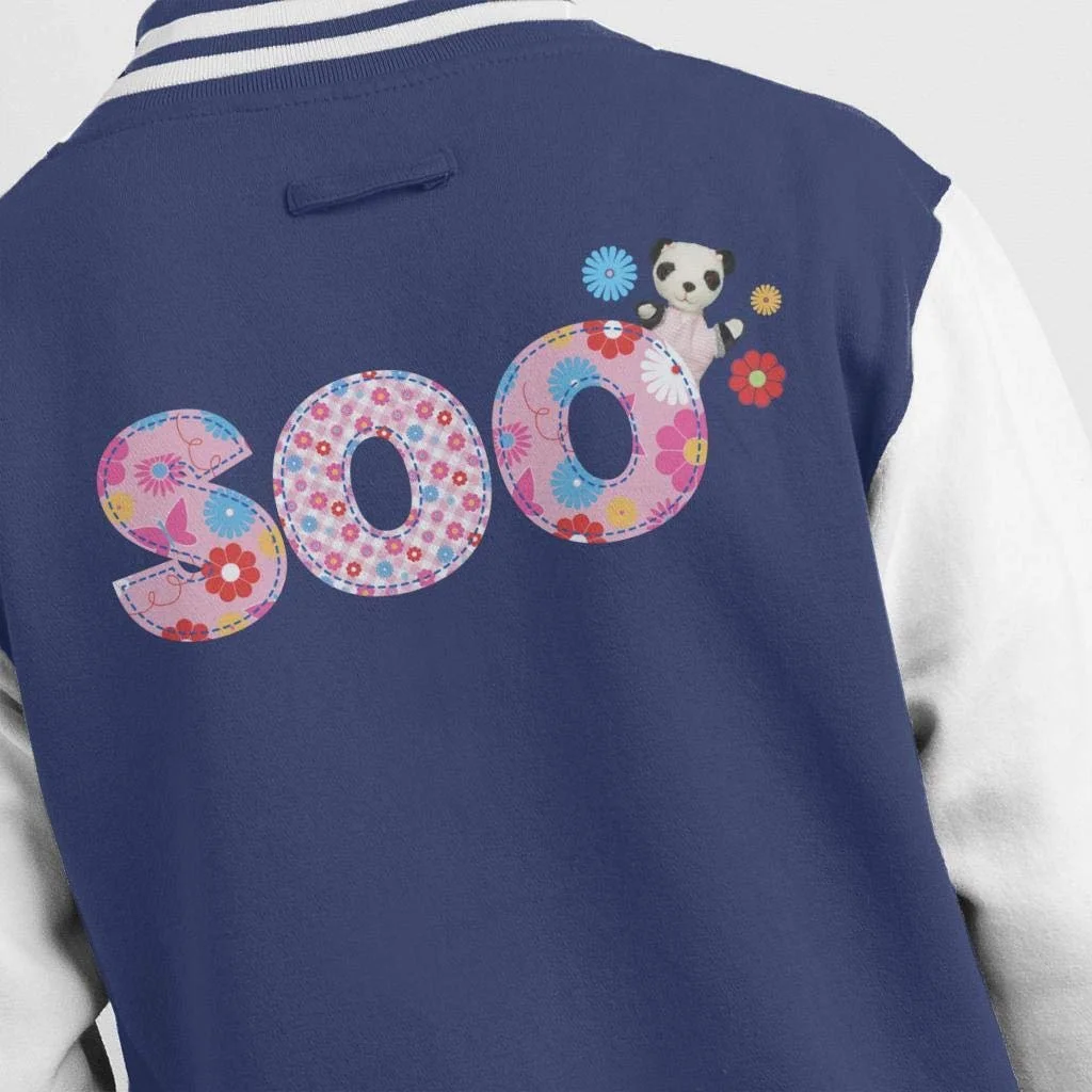 Детская куртка-бомбер All+Every Sooty Soo, цветочный узор, текстовый принт, фото №4 Детская куртка-бомбер All+Every Sooty Soo, цветочный узор, текстовый принт, фото №4