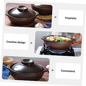 Кастрюля Alipis керамическая с крышкой термостойкая synthetic.ua - Фото 1