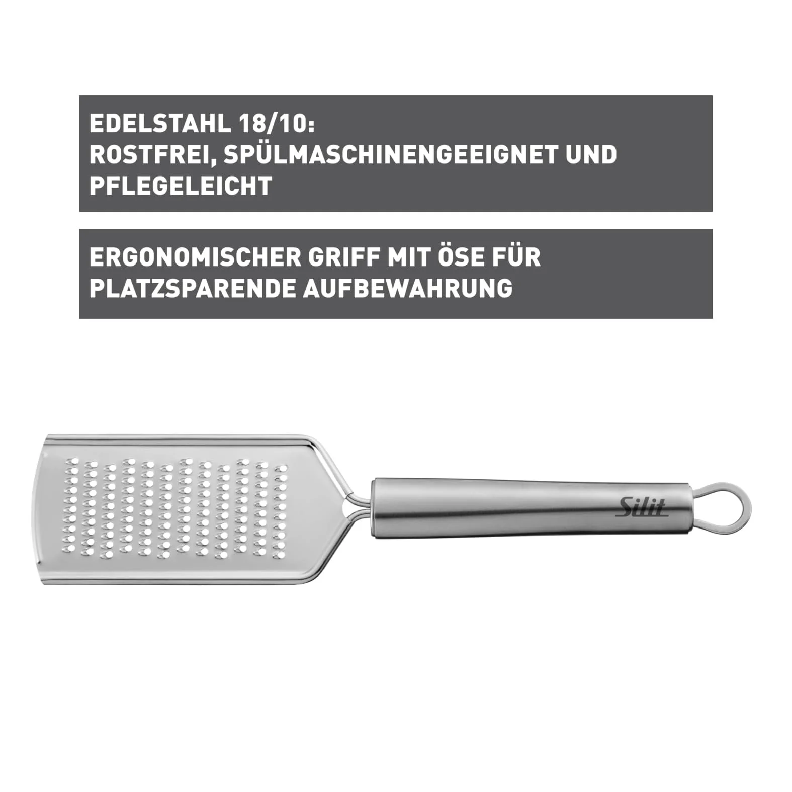 Терка Silit Classic Line для сиру 25 см, полірована нержавіюча сталь, універсальна, фото №2