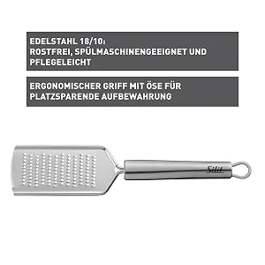 Терка Silit Classic Line для сыра 25 см, полированная нержавеющая сталь, универсальная synthetic.ua - Фото 1