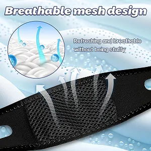 Ремешок для подбородка против храпа Обеспечивает лучший сон Предотвращает дыхание через рот synthetic.ua - Фото 1