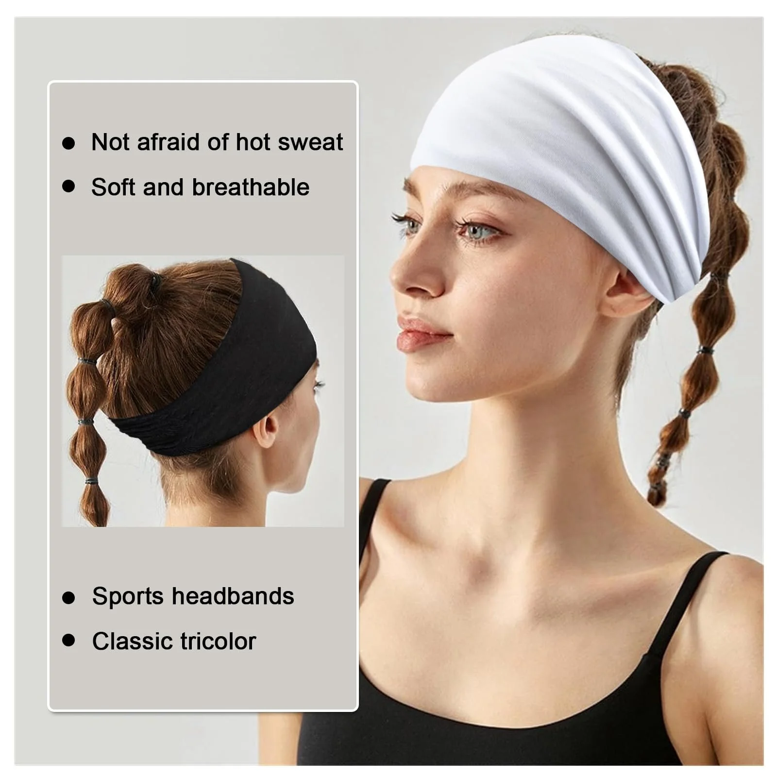 Спортивна Пов'язка на Голову Blooms Жіноча Бавовняна, фото №2