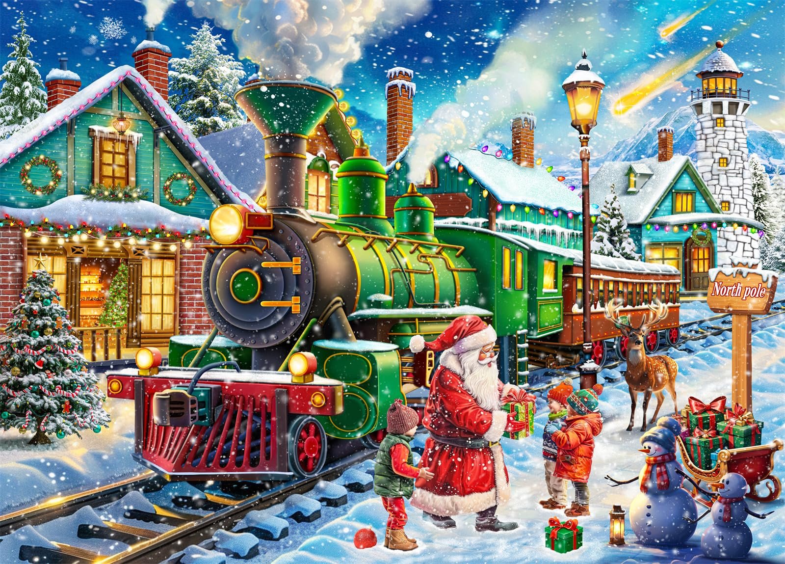 Пазл Merry Christmas 1000 елементів, фото №1