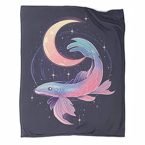 Покривало Luminous Fish М'яка Пухнаста Тепла Покривало 3D для Дивану 200x230см - Фото 1