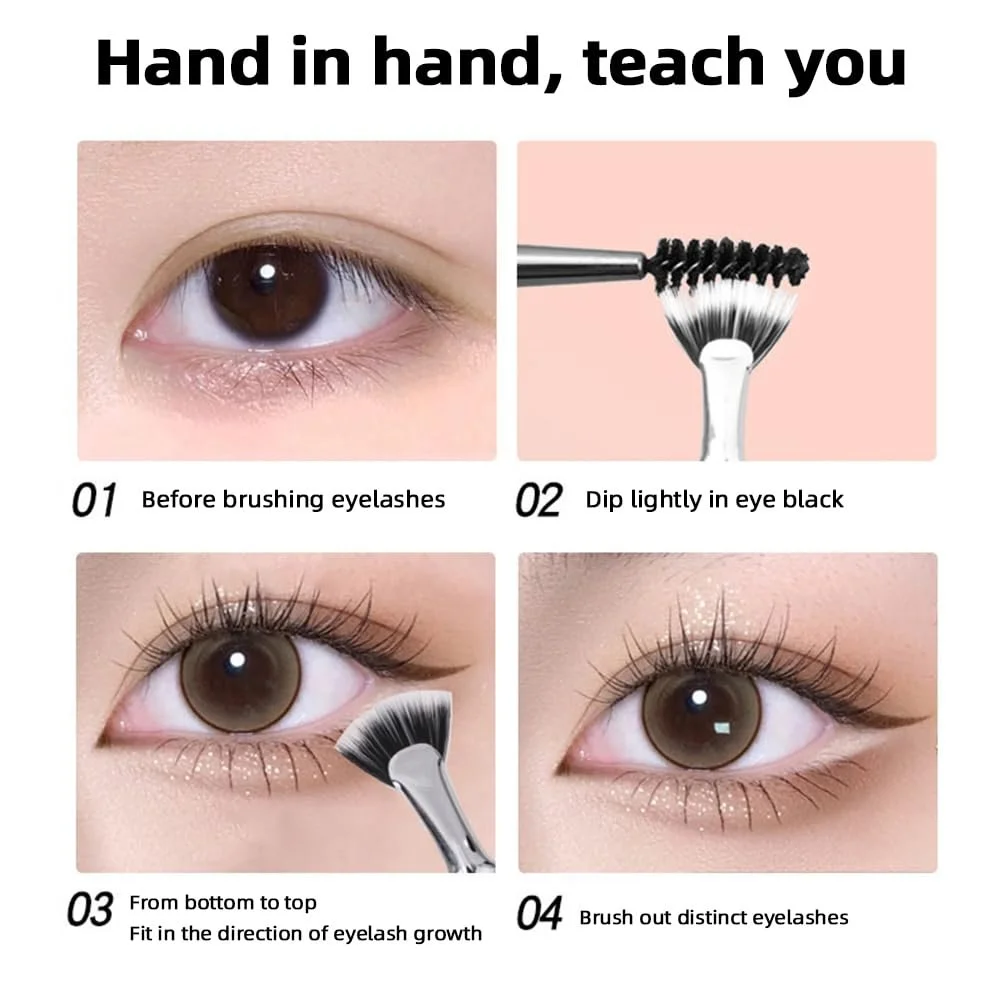 Пензлі для вій кутова віялоподібна, фото №4 Пензлі для вій кутова віялоподібна, фото №4