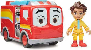 Экшн-фигурка и пожарная машина Disney Junior Firebuds Bo and Flash с интерактивными движениями глаз - Фото 1