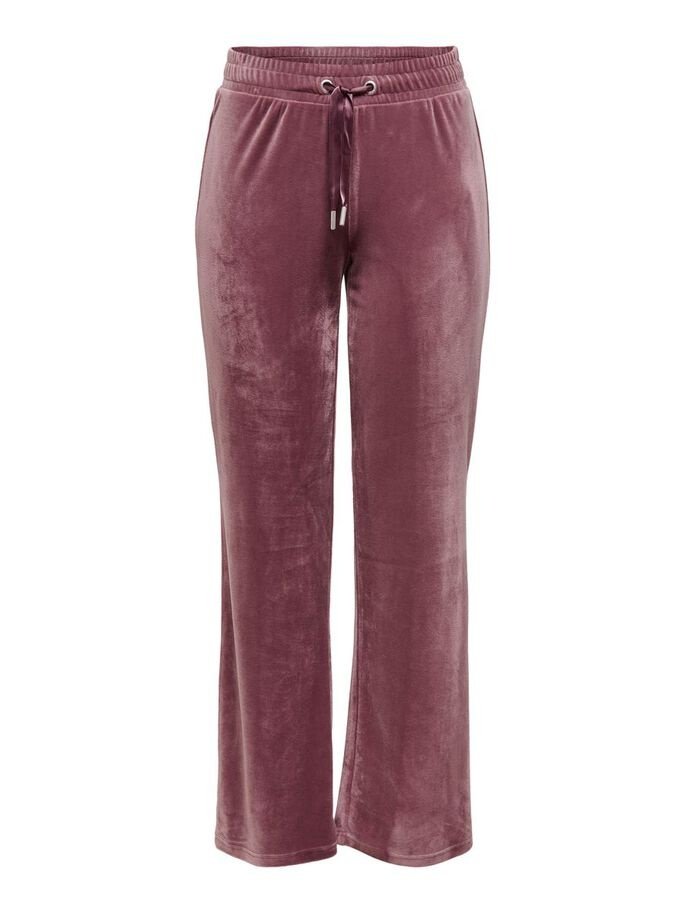Штаны ONLY ONLLAYA SWEET FLARED VELVET PANT SWT 15237770 Розово-коричневый M, фото №1