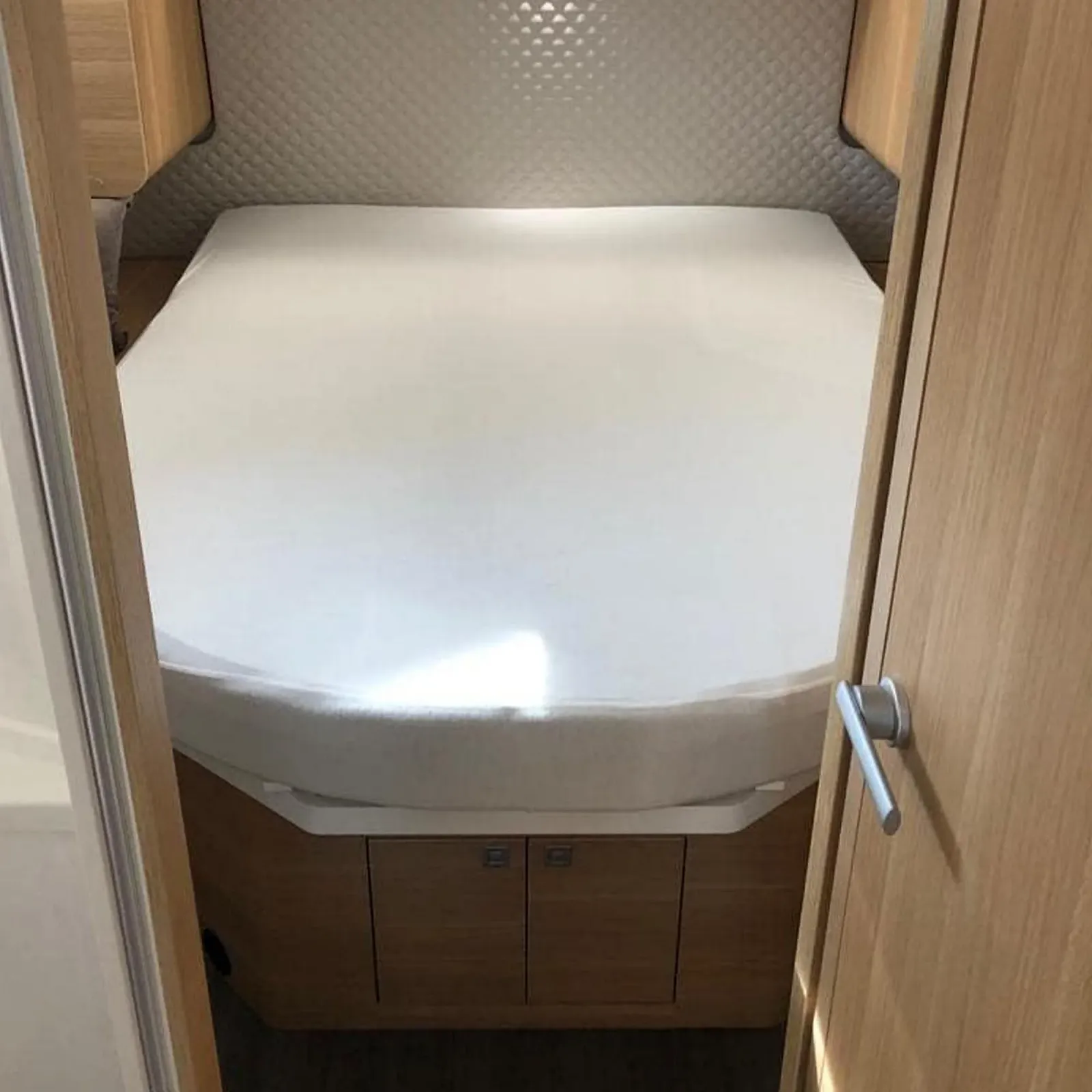 Наматрасник Dexitex Queen Size Molleton для матраса Queen Bed (135-160 см x 210), белый, фото №3