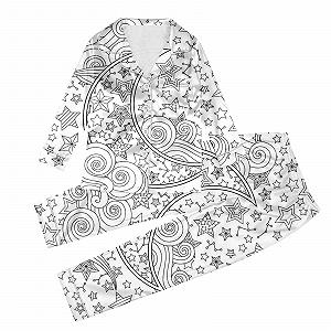 Флісова піжама для дітей хлопчиків, теплий зимовий - Фото 1