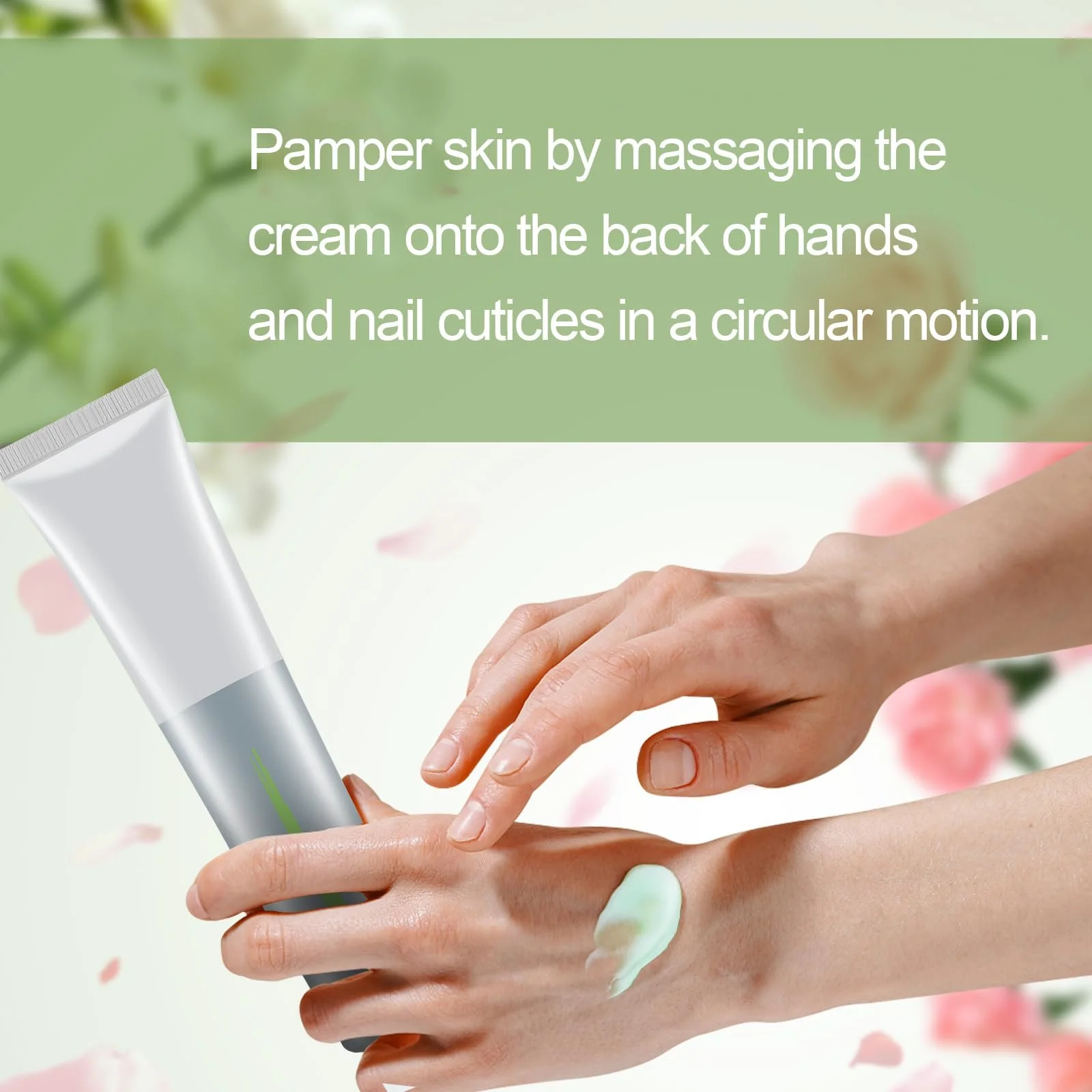 Крем для рук Увлажняющий, набор 3 шт, Аромат розы и жасмина, Миниатюрный размер, фото №4