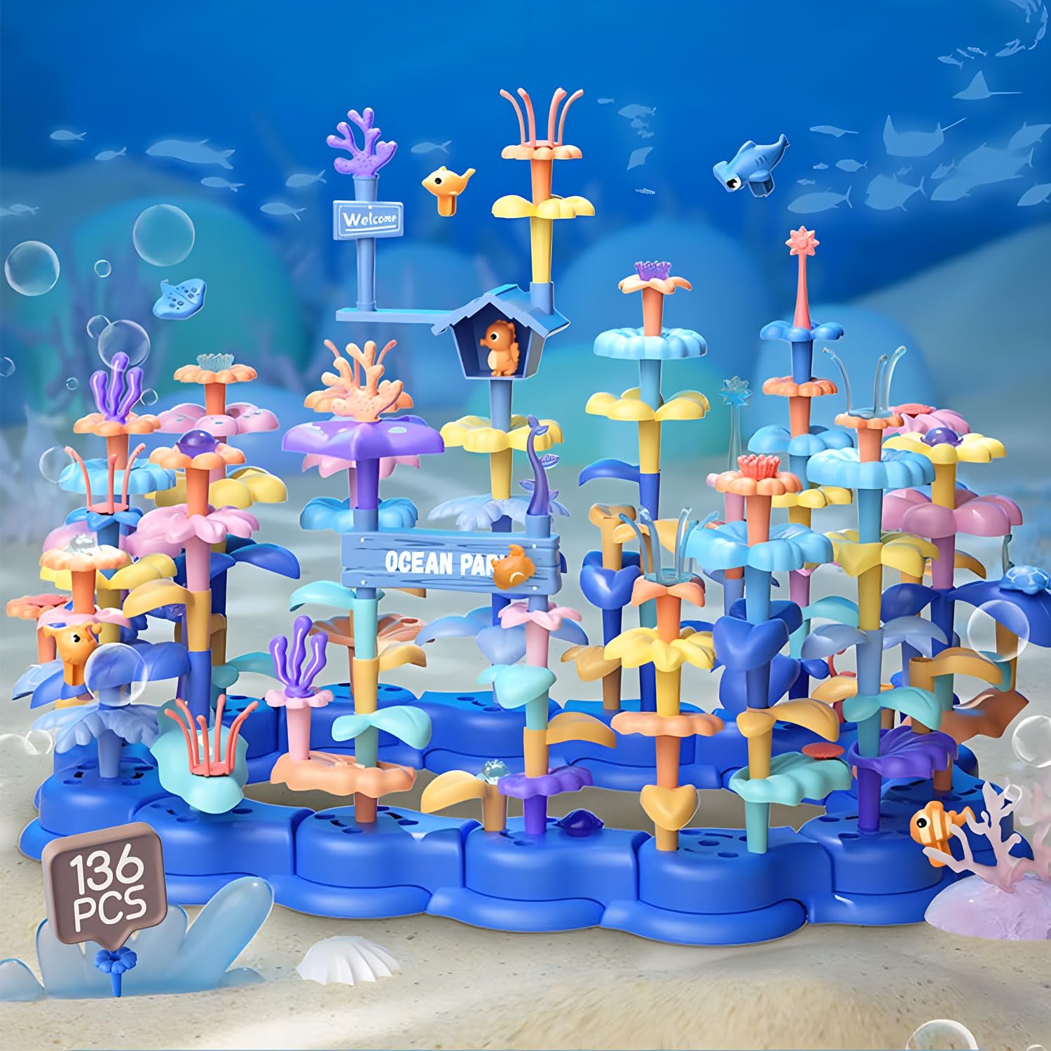 Іграшка Garden 136 Pieces Букет Sea Corals Квітковий підбір, фото №1