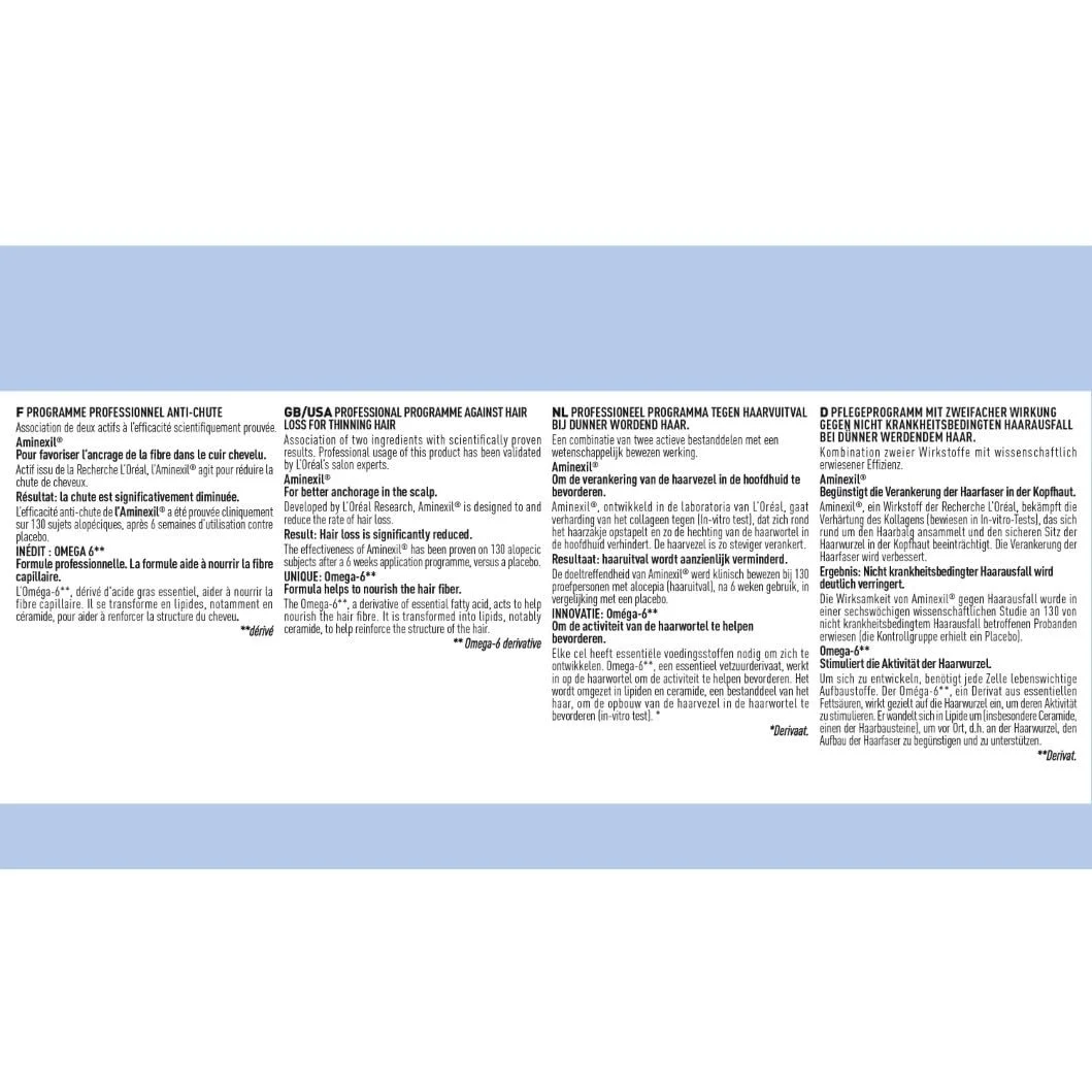 Сироватка L'Oréal Professionnel Expert Aminexil Advanced проти випадіння волосся, не пов'язаного з хворобою, з Omega-6 6 мл, фото №9