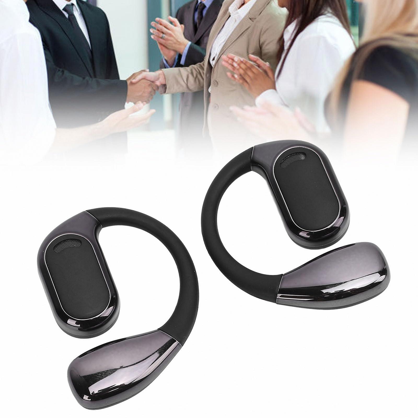 Бездротові Haofy з високою чіткістю звуку для туристів та учасників міжнародних конференцій, чорні, фото №3