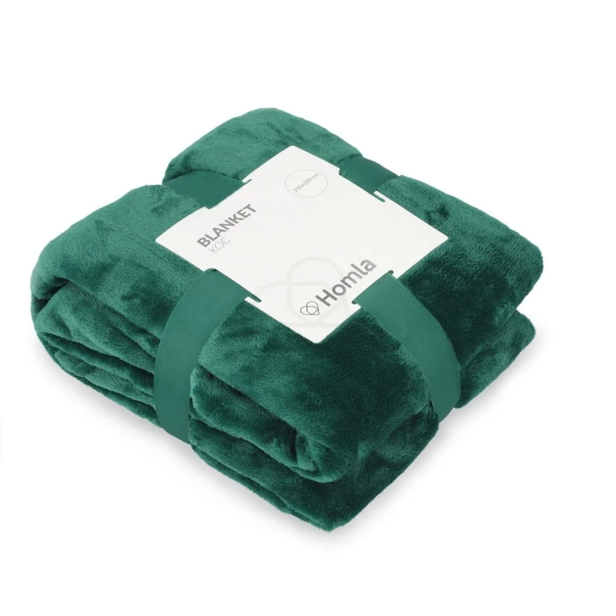 Покривало HOMLA Флісова Червона М'яка та Тепла - для дивана ліжка 150 x 200 см Зелена, фото №3