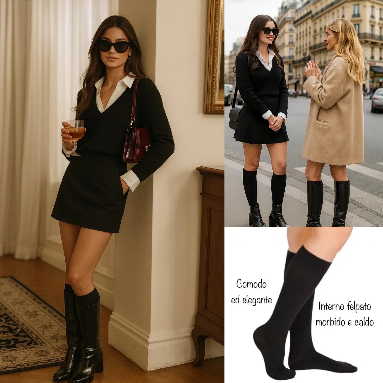 Шкарпетки Lucchetti Milano для жінок - Теплі - 3 пари, фото №4 Шкарпетки Lucchetti Milano для жінок - Теплі - 3 пари, фото №4