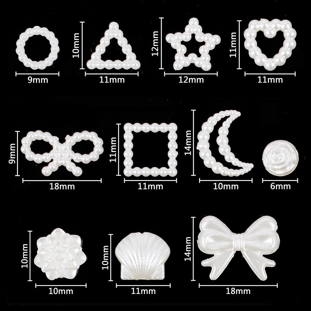 Украшение для ногтей, смоляное украшение для ногтей, бантик для ногтей, подвески для ногтей, набор украшений для ногтей, для самодельного чехла для мобильного телефона, украшение для сумки одежды, набор аксессуаров для ногтей, звезда 50 г, фото №3