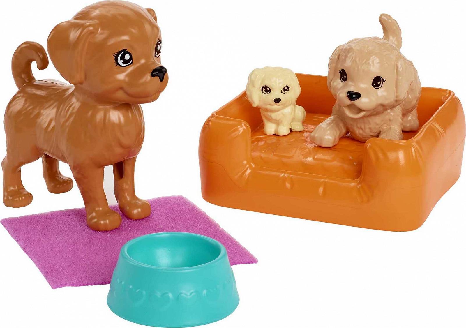 Кукла Barbie It Takes Two Twins Playset Brother & Sister 3 Puppies 10+ Аксессуаров, фото №4