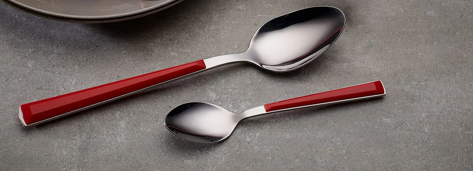 Набір столових приборів Echtwerk Basic з пластиковими ручками для кемпінгу, пікніка, легкий дорожній набір, для барбекю на природі, до 4 осіб, нержавіюча сталь 18/0, червоний, фото №7