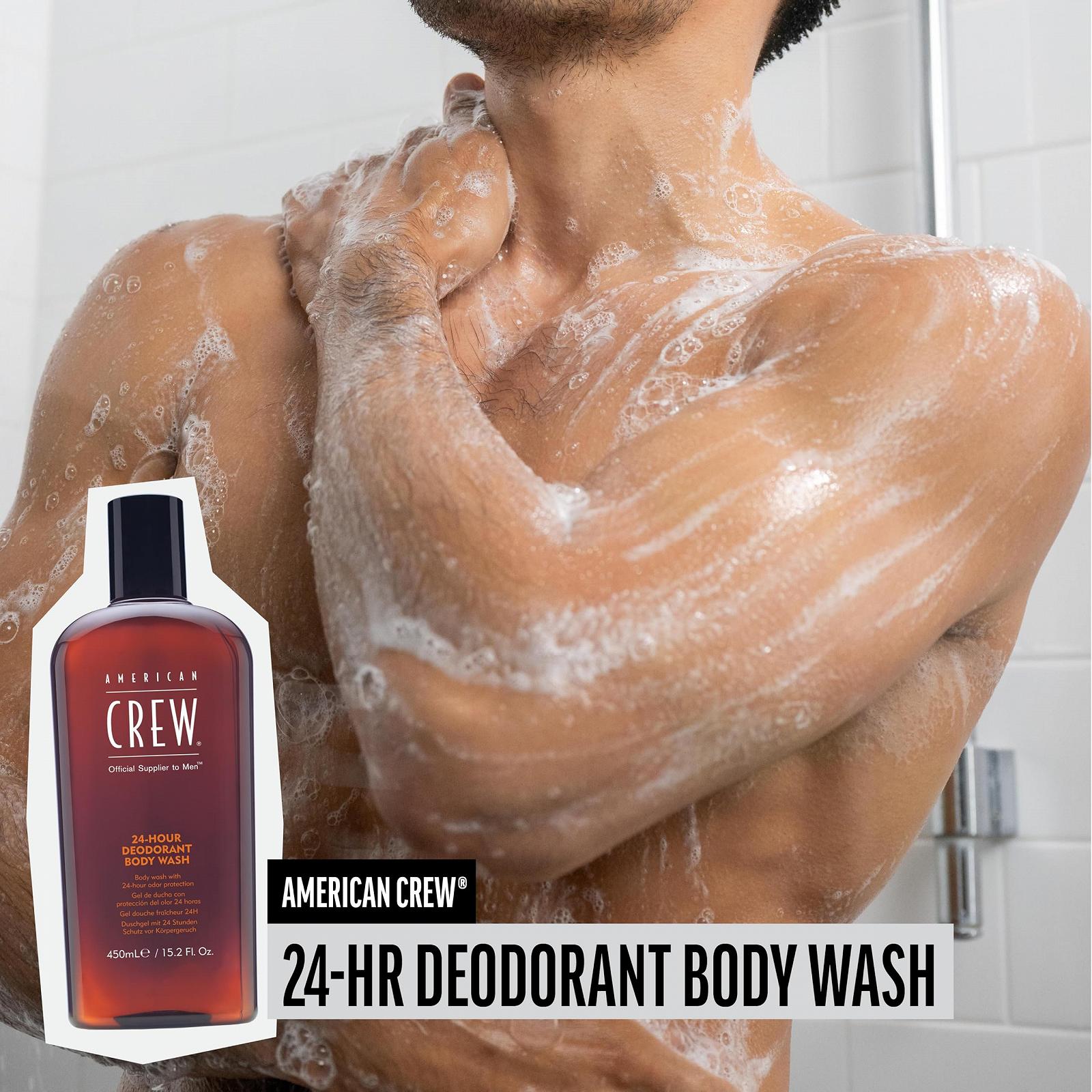 Гель для душа AMERICAN CREW 24h Deodorant Body Wash 450 мл, фото №2
