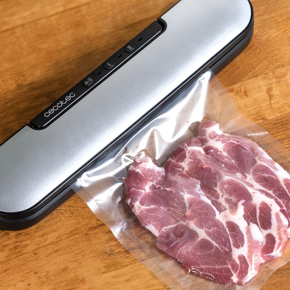 Вакуумний пакувальник Cecotec SealVac Easy Magnetic, 90 Вт, 10 секунд, вакуумне запаювання, тиск 0,6 бар, запаювання 30 см, матеріал ABS, 8 режимів, включає 5 пакетів, вбудований різак, фото №8