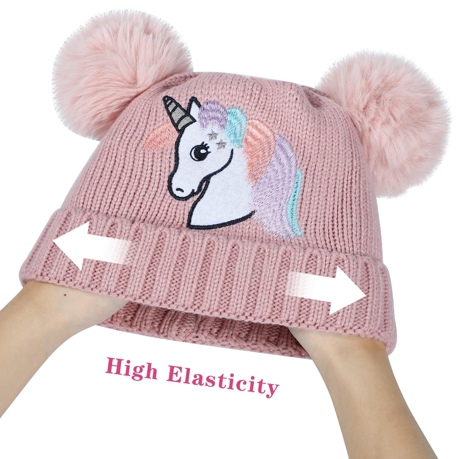 Зимняя шапка для девочек Mario, для малышей, фото №5