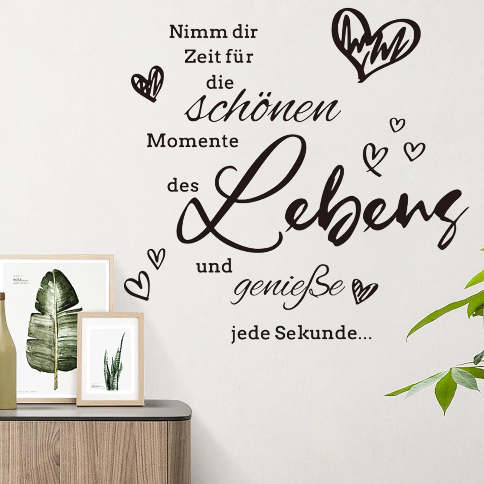 Наклейка на стіну Take Time for the Beautiful Moments 72 x 68 см Black, фото №1 Наклейка на стіну Take Time for the Beautiful Moments 72 x 68 см Black, фото №1
