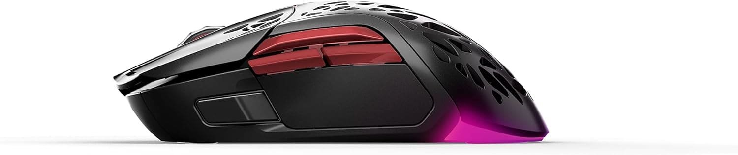 Ігрова бездротова миша SteelSeries Aerox 5 Wireless Diablo Чорна, фото №5
