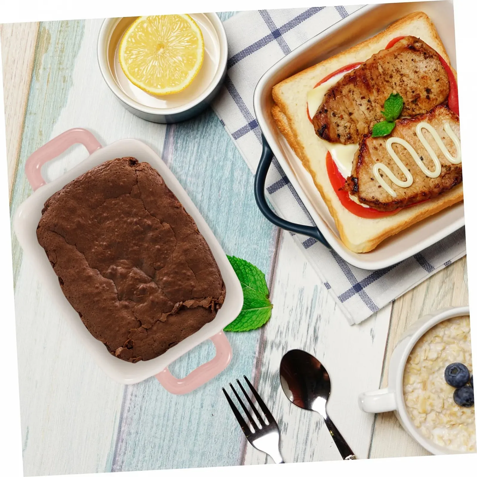 Форма для випікання BESTOYARD прямокутна рожева, фото №2